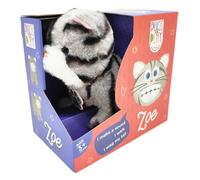 Pugs At Play Zoe Walking Cat Interactive Plush Toy - Soft Electronic Animal That Moves and Makes Sounds, for Toddlers and Kids