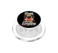 Pugs Before Everything - Pug Mom PopSockets PopGrip for MagSafe