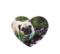 Pugs In The Garden Printing 10 Pieces Air Freshener Car Hanging Cards Air Freshener Sheets With Rope For Cars Home