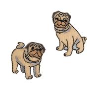 Pugs Iron On Or Sew On Motif