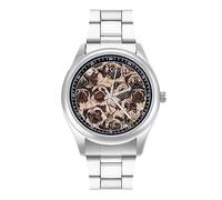 Pugs Portrait Mens Watches Print Analog Quartz Watch Business Wristwatch Casual