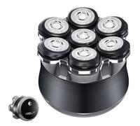 PUGTOW 7D Bald Head Shaver for Men, Magnetic Rotary Shaver
