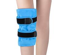 PUGTOW Adjustable Knee Ice Pack Wrap with Reusable Gel, Cold & Hot Therapy for Post-Sports, Injury Relief, Physiotherapy & Recovery