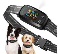 PUGTOW Anti Bark Collar for Dogs, No Shock Citronella Dog Collar with 5 Adjustable Levels, Rechargeable Stop Barking Device - Vibration/Sound/Spray 5 Modes Dog Training Collar for S/M/L Dogs