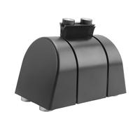 puhae 1 Piece 16.4 Ft Magnetic Wall Mount Retractable Belt Barrier Crowd Control Wall Barrier Black&Yellow