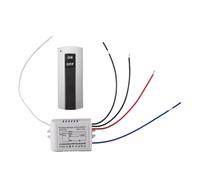 puhae 1 Way ON/Off 220V Wireless Remote Control Switch Digital Remote Control Switch for Lamp & Light HT035