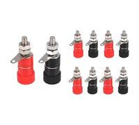 puhae 10 Pcs 3.8mm Thread 4mm Banana Plug Socket Binding Post Replacement