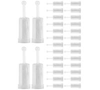 puhae 30Pcs Universal Tool Filters Disposable HVLP Feed Paint Strainers Fine Mesh, White