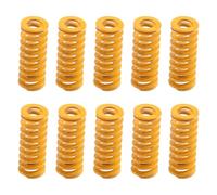 puhae 3D Printer Heat Bed Leveling Spring 8X20mm Compression Yellow for 2 3 Pro -10S PRO Hotbed (10 Pcs)
