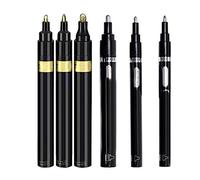 puhae 6Piece Permanent Chrome Mirror Paint Pens Chrome Markers for Model Painting, Marking or DIY Art Projects