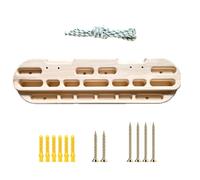 puhae Climbing Fingerboard Strength Rock Board Portable Pull-Up Rock Climbing Hangboard Grip Strengthener Forearm Exerciser