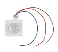 puhae High Quality Automatic PIR 85-265V Security PIR Infrared Motion Sensor Detector Wall LED Light Outdoor 160 Degrees 10M White