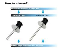 puhae Inside Release,Walkin Cooler Door Inside Release Handle,Fitting for Less Than 5.9 Inch Thickness Walkin Door