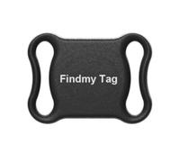 puhae Mini GPS Tracker 2.4G Low-Power WIFI Locator Car Pets Smart Finder Key Finder Positioning Findmy Tag APP Easy to Use (Black)