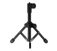 puhae Mini Tabletop Tripod Microphone Mic Stand Holder with 1/4 Inch Threaded for Meetings Lectures Speaking and