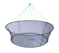 puhae Portable Foldable Fishing Net Hand Net with Fishing Rope for Catching Fishes Crabs Lobster Fishing Accessories