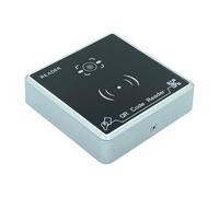 puhae QR Code Reader Waterproof RFID Card Reader Access Control Card Reader Wiegand 26/34/66BIT Output Support CPU/IC/M1 Card