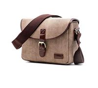puhae Retro Photo Camera Bag Case Cover For 200D 77D 7D 80D 800D 1300D 6D 70D 760D 750D 700D 600D 100D 1200D 1100D SX540(Khaki)