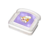 puhae Reusable Sandwich Container Sealed Food Container Transparent Bread Box Food Portable Toast Sandwich Box Easy to Use A