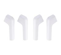 puhae RV Gutter Spouts, RV Rain Gutter Downspout with Extensions, Rain Gutter Dwonspout Diverter 2 Right&2 Left Gutters Accessories White