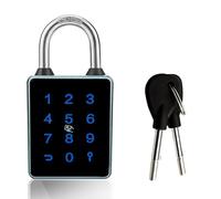 puhae TTLock Password Padlock Bluetooth Padlock Electronic Padlock Touch Screen RFID IC Card Key Home Security Waterproof Cabinet Padlock