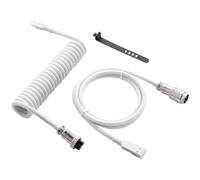 puhae USB Type-C Cable for Gaming Keyboards, Double Sleeved Mechanical Keyboard Cable, Mechanical Keyboard Custom Coiled Cable