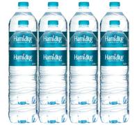 PUHAM Still Natural Spring Water - 1.5 L Bottle | Alkaline Mineral Balanced Drinking Water, 8 BOTTLES