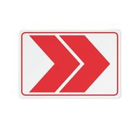 Puhayexi Arrow Race Sign 12X8 Inch Aluminum Uv Ink Printed For House And Business