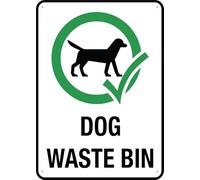 Puhayexi Dog Waste Win Sign 12X8 Inch Aluminum Uv Ink Printed For House And Business