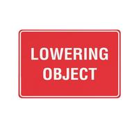 Puhayexi Lowering Object Sign 12X8 Inches Metal Aluminum Signs, Weather Resistant, Weatherproof, Indoor Or Outdoor