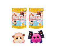 Pui Pui Molcar Figures - 6 cm Flocked Fuzmols with Playable Blind Packaging - For Collectors, Girls and Boys from 3 Years - Pack of 2
