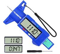 PUIBERS Digital Tyre Tread Depth Gauge, 0-25.4mm/1 Inch Accurate Tyre Depth Gauge UK with Large LCD Display, Portable Tyres Wear Indicator with Lanyard & Screwdriver for Cars, Trucks, Motorcycles
