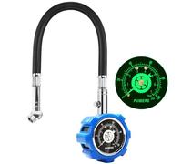 PUIBERS Tyre Pressure Gauge, 7 BAR/100 PSI Luminous Dial for Car SUV