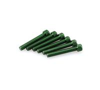 Puig 0524 V Blister 6 Allen Screw, M8 x 50 mm, Colour Green