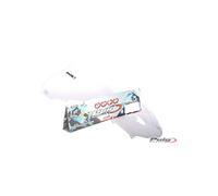 Puig 1097W Racing and aerodynamic screen in 3 mm acrylic with double height that improves helmet protection and high-speed stability, Clear