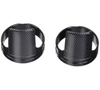 Puig 1320C Dust Cap Universal Kit, Carbon Simile