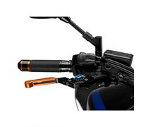 PUIG EXTENDABLE AND FOLDING BRAKE LEVER 3.0 WITH BLACK CENTRAL BODY, ORANGE EXTE