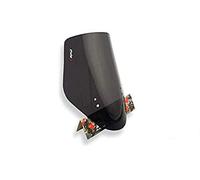 Puig 1880F High and aerodynamic Touring windscreen in 4 mm CN acrylic with rounded profile, flat upper area and deflectors that improve protection, Dark Smoke