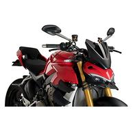 Puig 20467F New Generation Sport; aerodynamic windscreen; exclusive sport design; UV-protected and TÜV approved, Dark Smoke