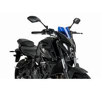 Puig 20618A Naked New Generation Sport sporty and aerodynamic in 3 mm acrylic with raised design that improves protection and maintains wide visibility, Blue
