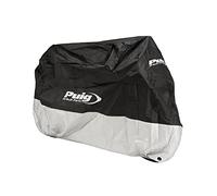 Puig 20727N Motorcycle Cover Logo XL Black