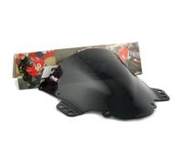 Puig 2072R Racing and aerodynamic screen in 3 mm acrylic with double height that improves helmet protection and high-speed stability, Red