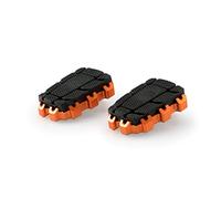 Puig 20851T Enduro 2.0. Footpegs Orange
