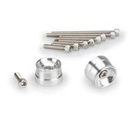 Puig 21030P Bar Ends Speed Model for Suzuki/Yamaha Silver