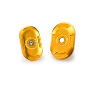Puig 21089O Frame plug made of CNC machined anodized aluminum with precise design for protection and aesthetic finishing of the assembly, Gold