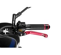 PUIG 210RO 3.0 clutch lever. Red folding with selector Gold