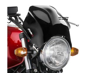 Puig 2127N Short Windscreens for Round Headlights specific design, Black