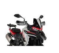 Puig 21753N Sport Screen compact and aerodynamic in high-impact acrylic with rounded profile and sporty design that improves protection and visibility, Black