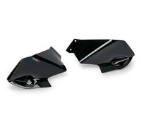Puig 21772N Extended Front Deflectors aerodynamic protection, Black