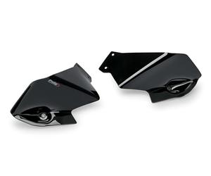 Puig 21772N Extended Front Deflectors aerodynamic protection, Black